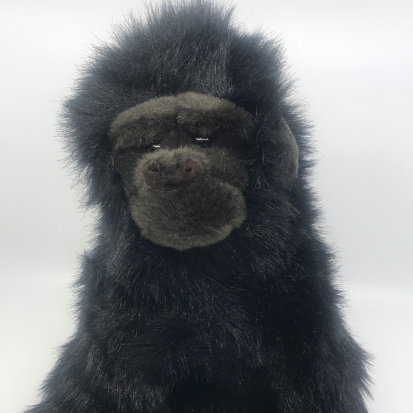 TY Beanie Classic Plush 14” George Black Gorilla Stuffed Animal Retired - Picture 2 of 9